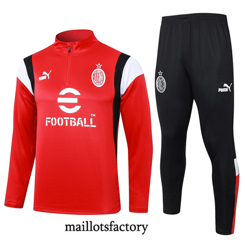 Maillotsfactory 3835 Survetement AC Milan 2024/25 rouge