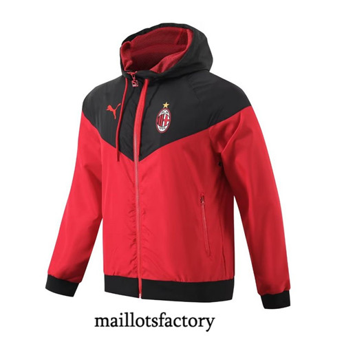 Maillotsfactory 3967 Coupe vent AC Milan 2024/25 rouge