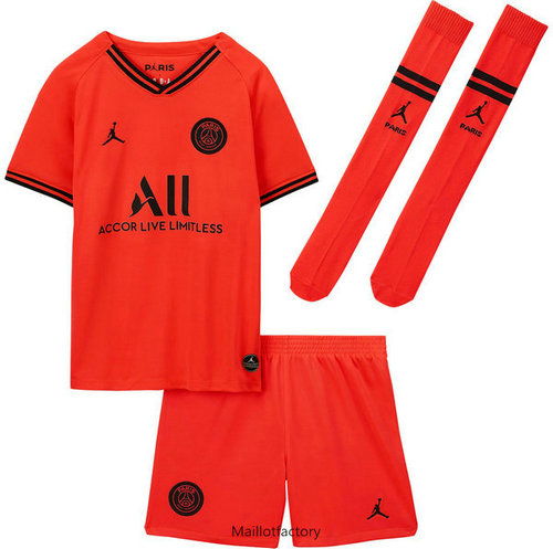 Achetés Maillot du PSG Enfant 2019/20 Exterieur Orange/Rouge