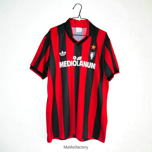 Soldes Retro Maillot du AC Milan 1990-91 Domicile