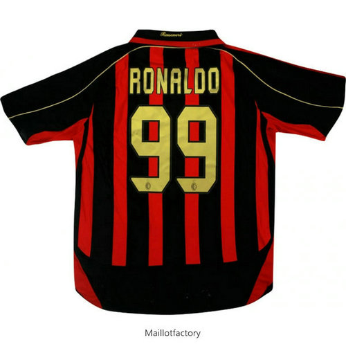 Achetés Retro Maillot du AC Milan 2006-07 Domicile (99 Ronaldo)