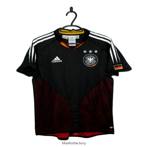Achetés Retro Maillot du Allemagne Coupe du Europe 2004 Exterieur Noir