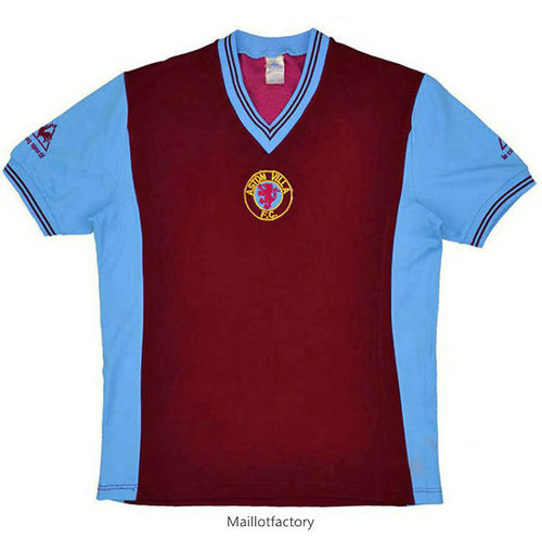 Nouveaux Retro Maillot du Aston Villa Champions League 1981-82