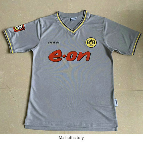 Pas cher Retro Maillot du Borussia Dortmund 2000 Exterieur
