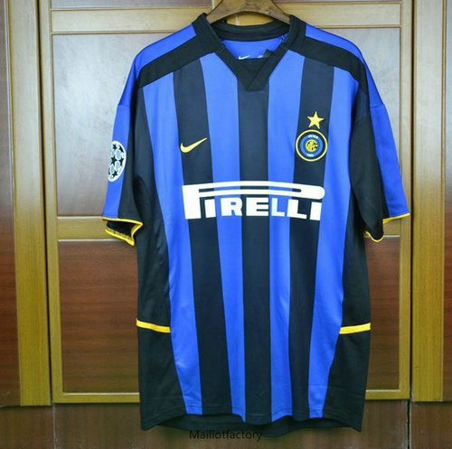 Achetés Retro Maillot du Inter Milan 2002-03 Domicile