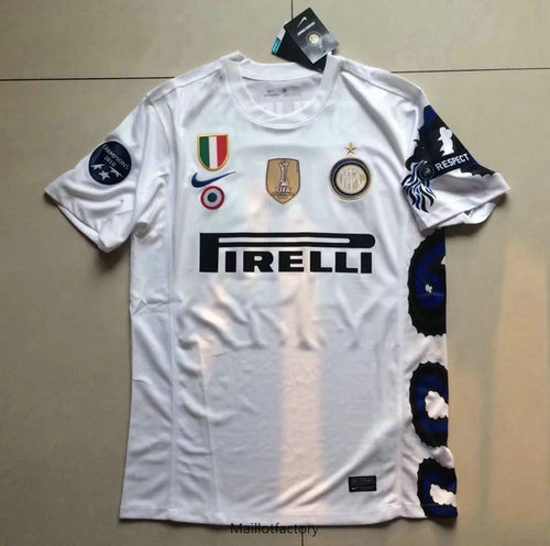 Vente Retro Maillot du Inter Milan 2010-11 Exterieur Blanc