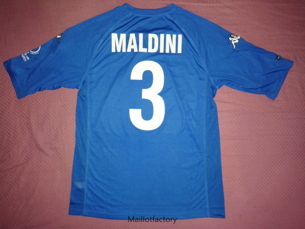 Prix Retro Maillot du Italie Coupe du Monde 2000-2001-2002 Domicile (3 Maldini)