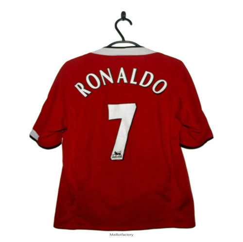 Soldes Retro Maillot du Manchester united 2004-06 Domicile (7 Ronaldo)