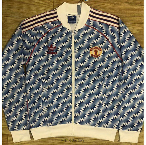 Flocage Retro Maillot du Manchester United 1990-92 Exterieur Jacket