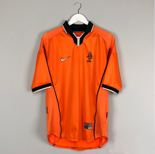 Soldes Retro Maillot du Pays-Bas 1998-00 Domicile (orange)