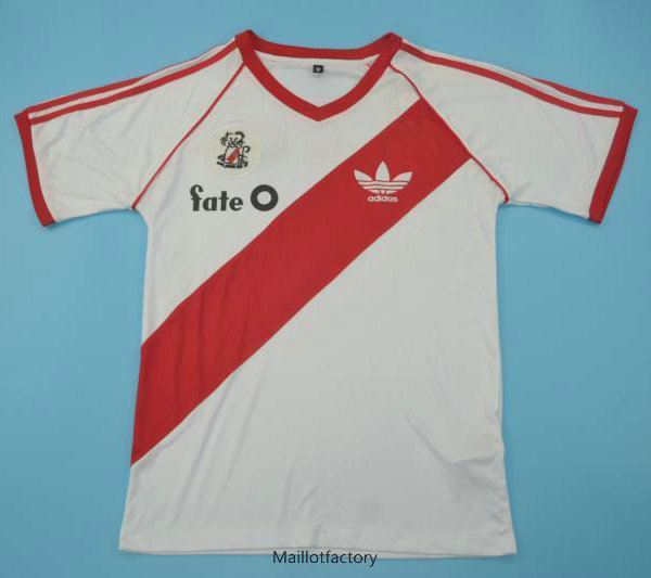 Achetés Retro Maillot du River Plate 1986 Domicile