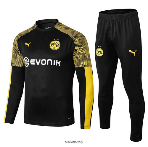 Nouveaux Survetement Borussia Dortmund BVB 2019/20 Noir