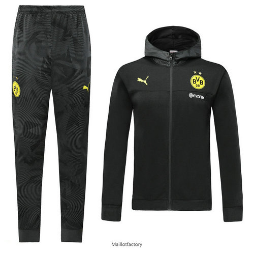 Achetez Survetement Borussia Dortmund 2019/20 s Noir à Capuche