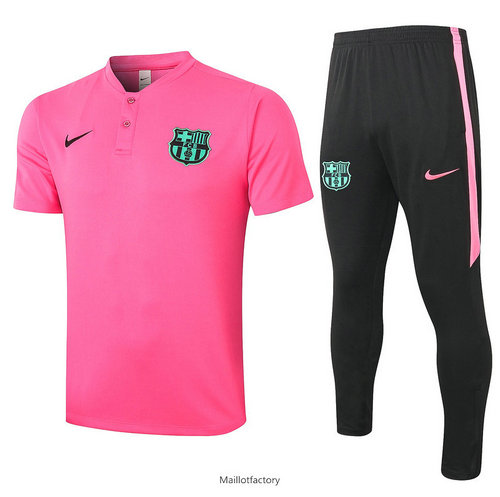 Achat Kit d'entrainement Maillot Barcelone POLO 2020/21 Rose