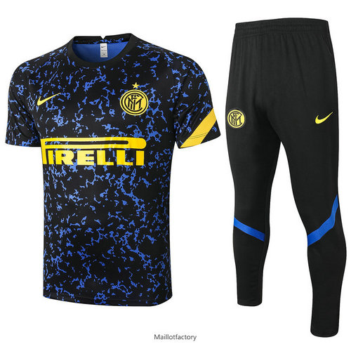 Achetez Kit d'entrainement Maillot Inter Milan 2020/21 Bleu Rayon
