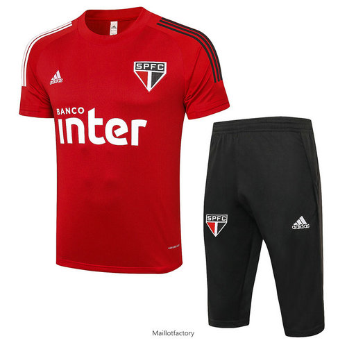 Achat Kit d'entrainement Maillot Sao Paulo 3/4 2020/21 Rouge