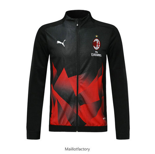 Vente Veste AC Milan 2019/20 Noir/Rouge
