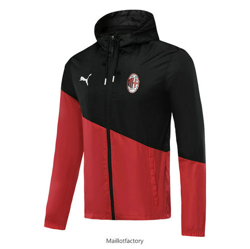 Soldes Coupe vent AC Milan 2019/20 Noir/Rouge