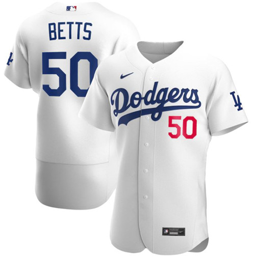 Achat Maillot du Mookie Betts, Los Angeles Dodgers - Blanc