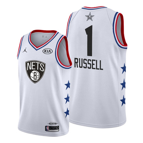 Nouveaux Maillot du D'Angelo Russell - 2019 All-Star Blanc