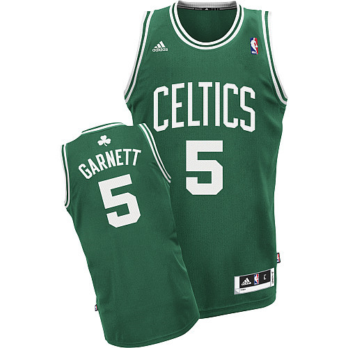 Pas cher Maillot du Garnett Boston Celtics [Vert y Blanc]