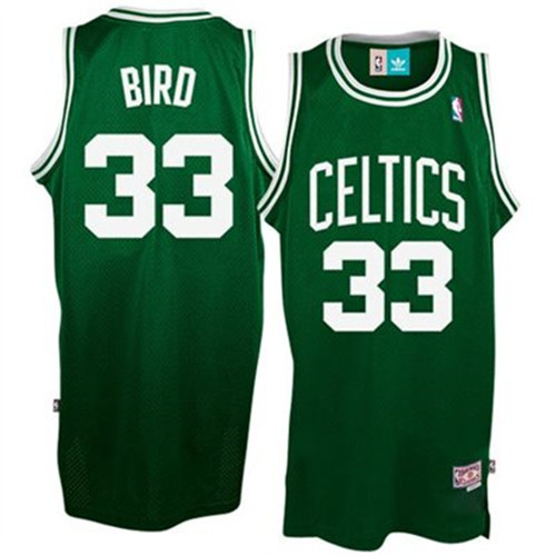 Pas cher Maillot du Larry Bird Boston Celtics [Vert y Blanc]