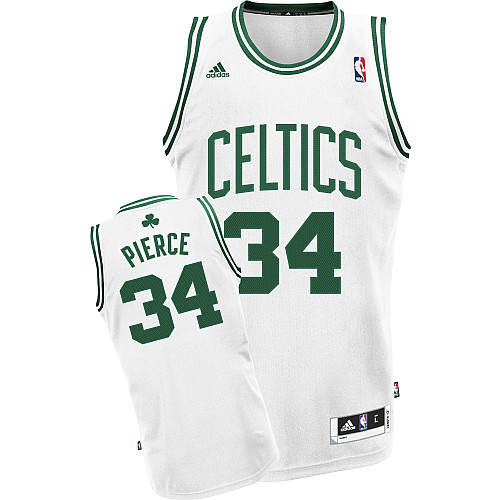 Pas cher Maillot du Pierce Boston Celtics [Blanc y Vert]