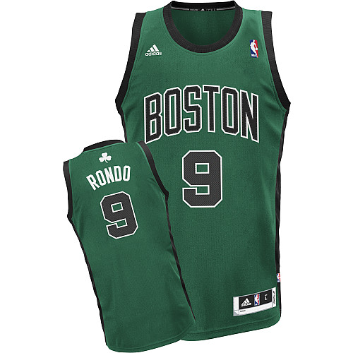 Pas cher Maillot du Rajon Rondo Boston Celtics [Vert y negra]