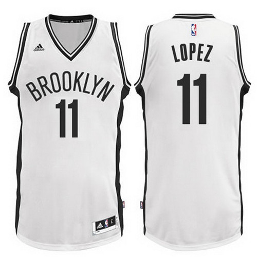 Pas cher Maillot du Brook Lopez, Brooklyn Nets - Blanc