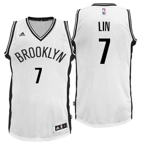 Pas cher Maillot du Jeremy Lin, Brooklyn Nets - Blanc