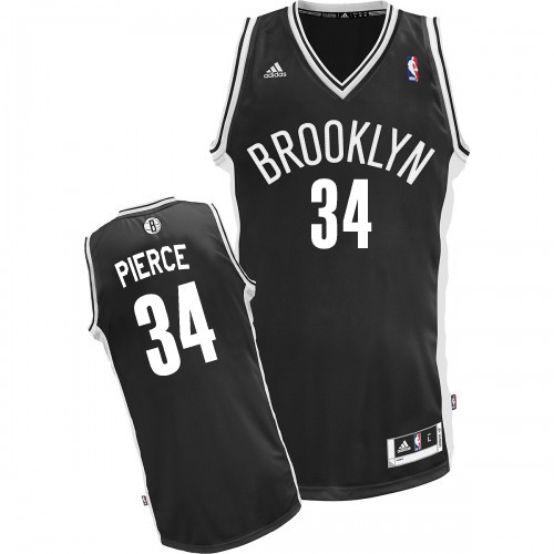 Pas cher Maillot du Paul Pierce, Brooklyn Nets [Negra]