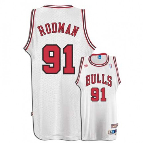 Nouveaux Maillot du Dennis Rodman, Chicago Bulls [Blanc]