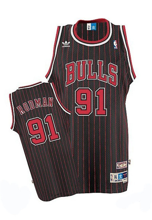 Nouveaux Maillot du Dennis Rodman, Chicago Bulls [Rayas]