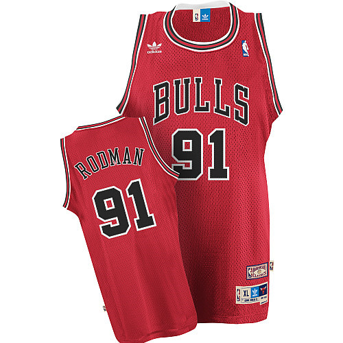 Nouveaux Maillot du Dennis Rodman, Chicago Bulls [Roja]