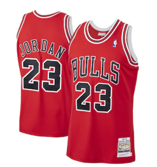 Nouveaux Maillot du Michael Jordan, Chicago Bulls Mitchell & Ness - Rouge