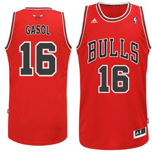 Nouveaux Maillot du Pau Gasol, Chicago Bulls - Roja