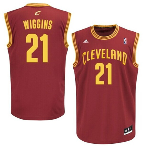 Nouveaux Maillot du Andrew Wiggins, Cleveland Cavaliers [Roja]