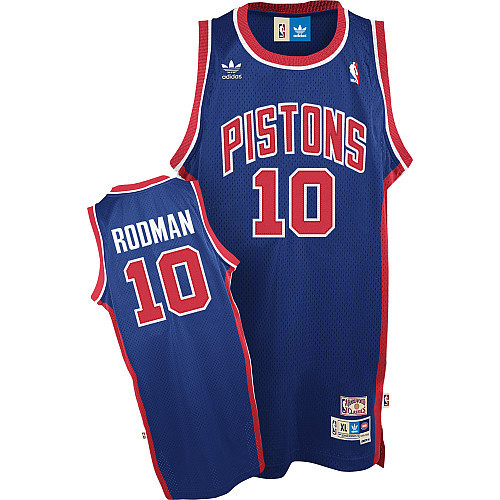 Achat Maillot du Dennis Rodman, Detroit Pistons [Bleu]