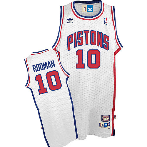 Achat Maillot du Dennis Rodman, Detroit Pistons [Blanc]