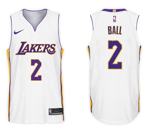 Flocage Maillot du Lonzo Ball, Los Angeles Lakers - Association