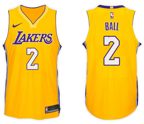 Flocage Maillot du Lonzo Ball, Los Angeles Lakers - Icon