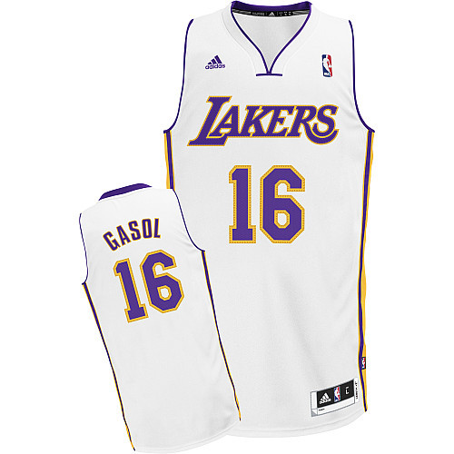 Flocage Maillot du Pau Gasol, Los Angeles Lakers [Blanc]