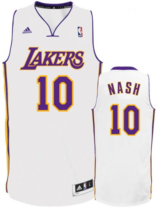 Flocage Maillot du Steve Nash, Los Angeles Lakers [Blanc]