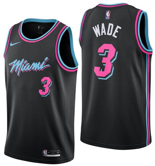 Flocage Maillot du Dwyane Wade, Miami Heat 2018/19 - City Edition