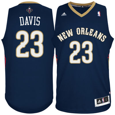 Vente Maillot du Anthony Davis, New Orleans Pelicans [Bleu]