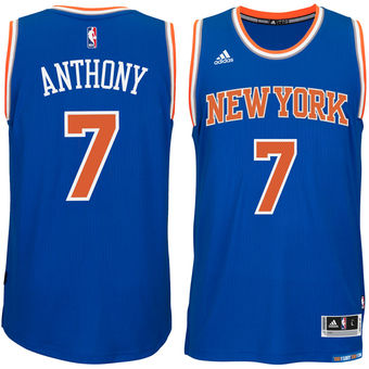 Vente Maillot du Carmelo Anthony, New York Knicks [Bleu]