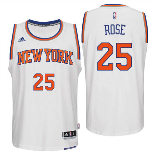 Vente Maillot du Derrick Rose, New York Knicks [Blanc]