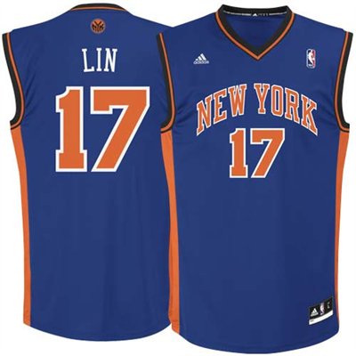 Vente Maillot du Jeremy Lin, New York Knicks [Bleu]