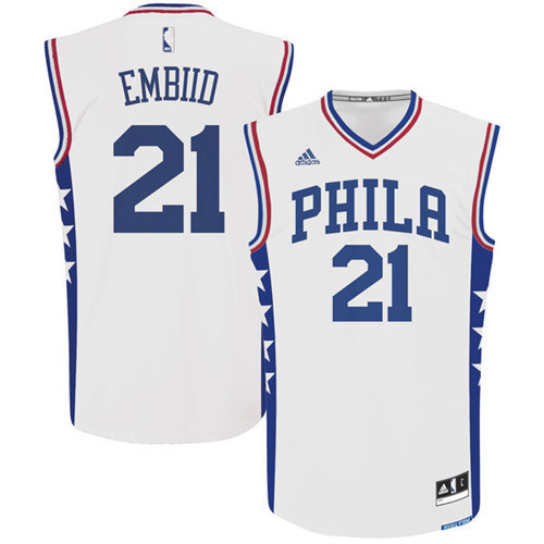 Achetés Maillot du Joel Embiid, Philadelphia 76ers [Blanc]