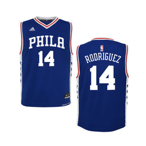Achetés Maillot du Sergio Rodriguez, Philadelphia 76ers [Bleu]